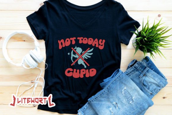 Download Not Today Cupid Groovy Valentine SVG - Groovy valentine svg Collection
