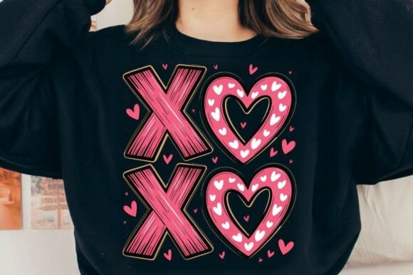 Download XOXO Valentine PNG Pink Heart Design - Xoxo valentine png Collection
