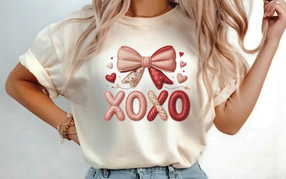 Download Patchwork Coquette XOxo Valentine PNG - Xoxo valentine png Collection